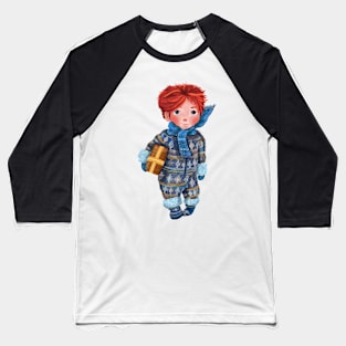 Winter Boy Baseball T-Shirt